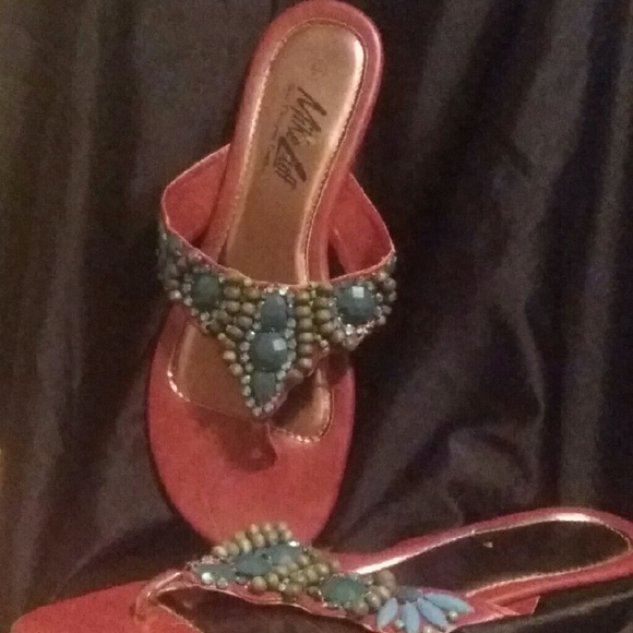 Feel like a goddess...Exotic beaded sandals