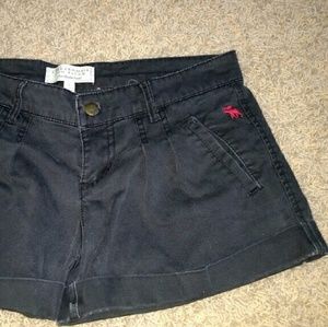Dark Navy blue Abercrombie and Fitch shorts