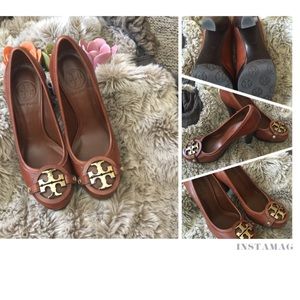 Tory Burch Brown Heels