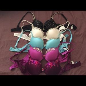 Marciano rhinestone bras. Gently used. Size 36C