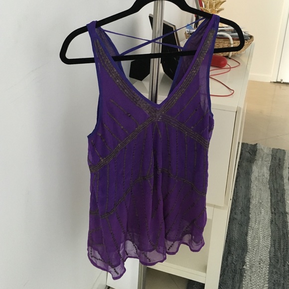 Purple top from Urban Outfitters