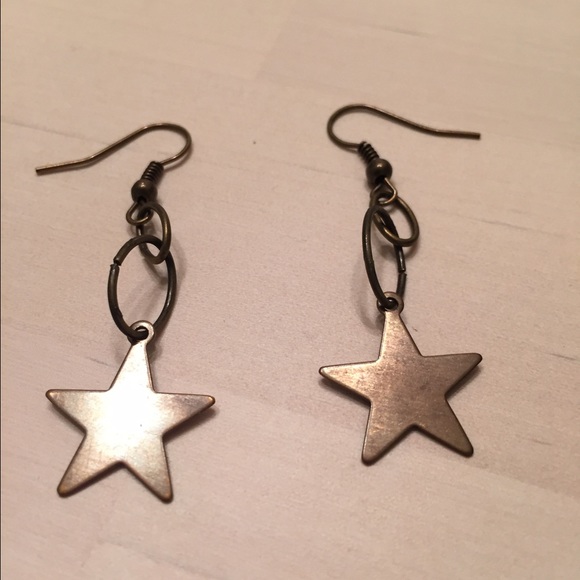Handmade star earrings