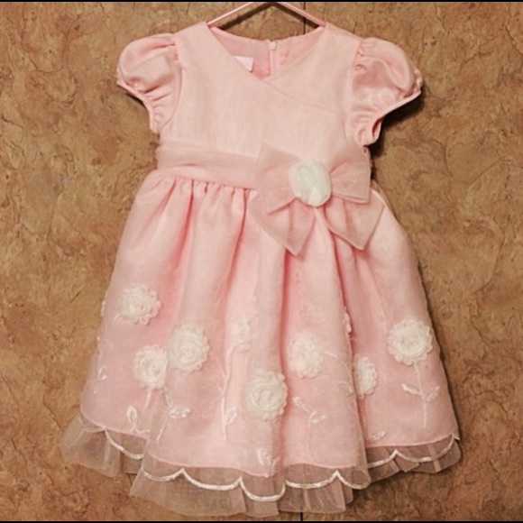 Other - Pink & White Frilly Dress