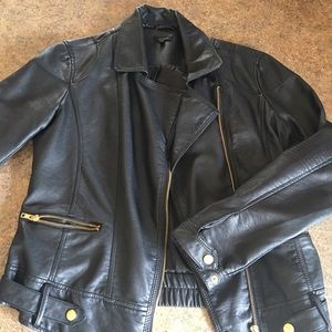 Never worn faux leather jacket