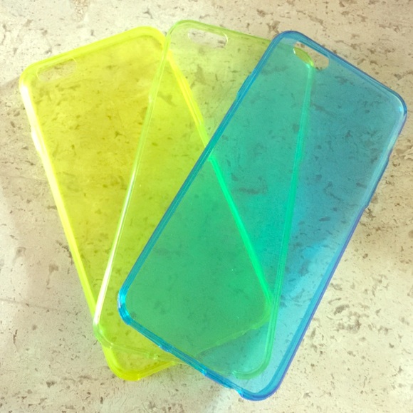 iPhone 6/6s TPU Case Bundle (set of 3) B,G,Y
