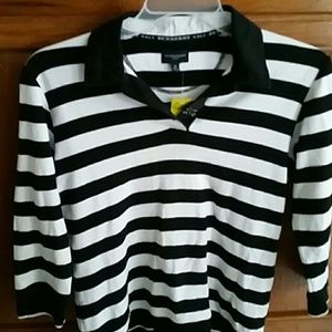 Authentic Burberry Golf Women's 3/4 Sleeve Polo