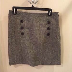 LOFT wool blend mini skirt