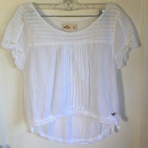 White lace blouse
