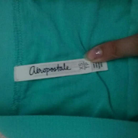 Teal Lace Mini Skirt - Picture 3 of 3