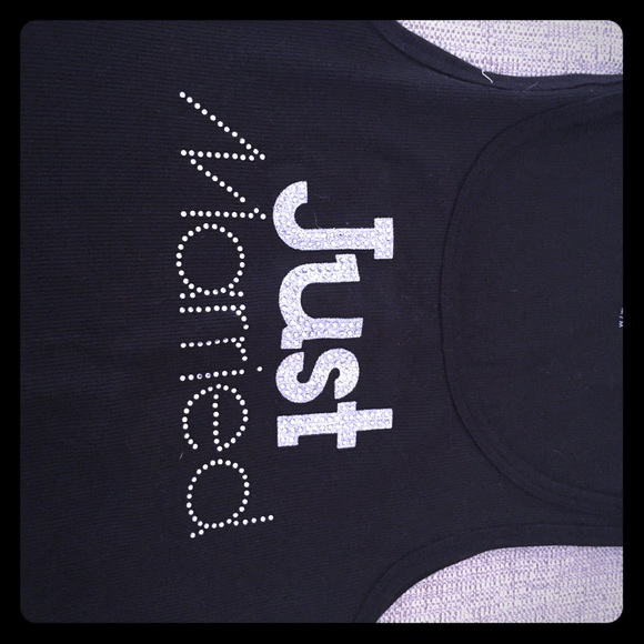 Just married tank from Victoria's Secret
