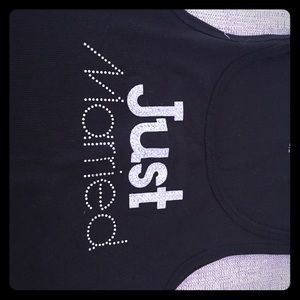Just married tank from Victoria's Secret