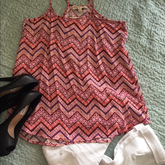 New Pink Rose multicolor top