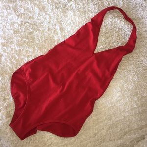 #64 Red Bodysuit