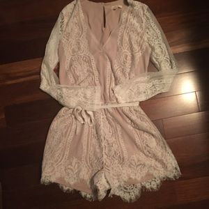 New w/o tags: Lace Romper