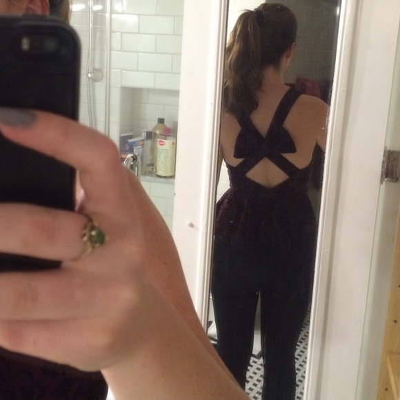 Feminine Mystique peplum top from modcloth - Picture 1 of 4