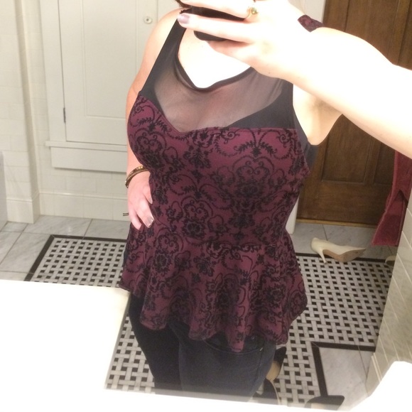 Feminine Mystique peplum top from modcloth - Picture 3 of 4