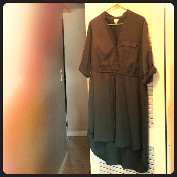 Merona Olive Green Dress