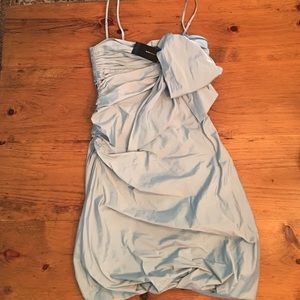 BCBG light blue dress that has never been worn.