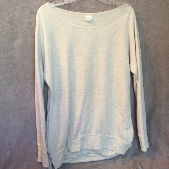Off the shoulder sweatshirt