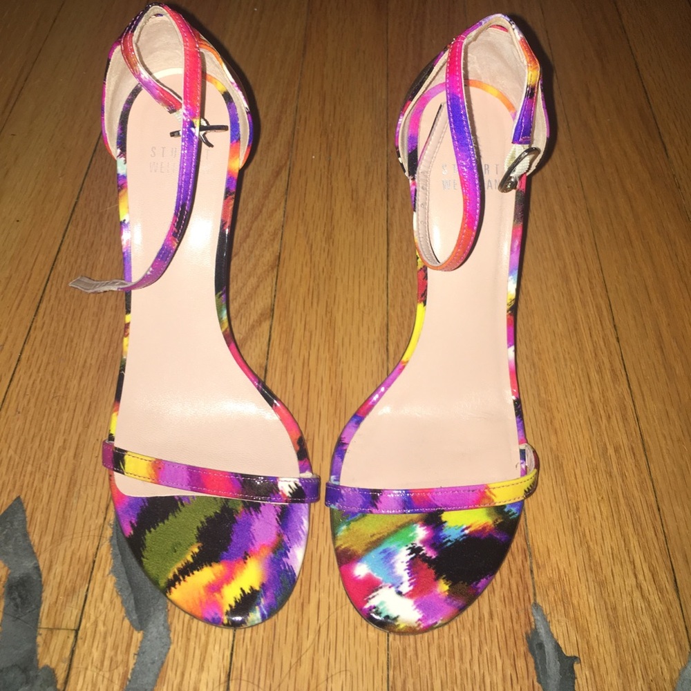 Stuart Weitzman printed heels