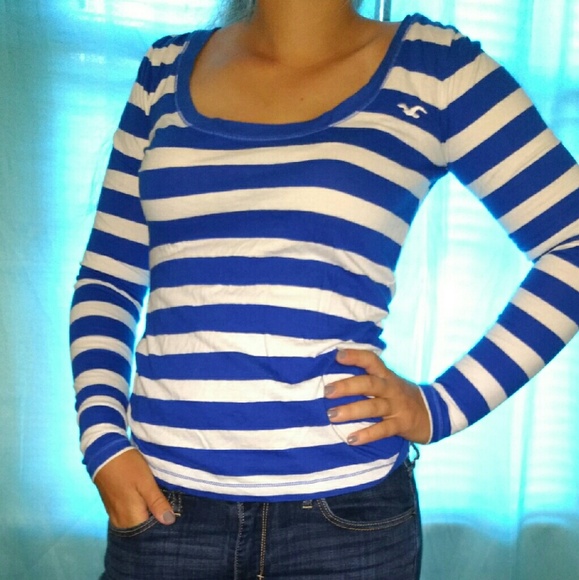 Striped hollister long sleeve T-shirt