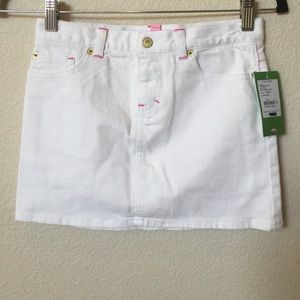 NWT Lilly Pulitzer Willa Denim Skort
