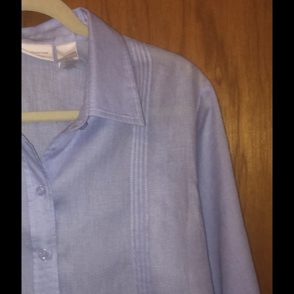 CLEARANCE Linen blouse with pleated detail