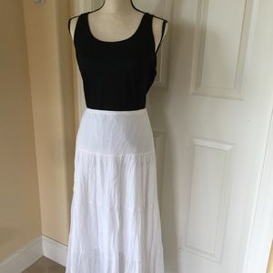 CHAPS Ralph Lauren XL white skirt