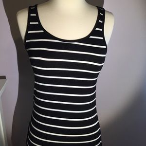 Black & White stripped tank!