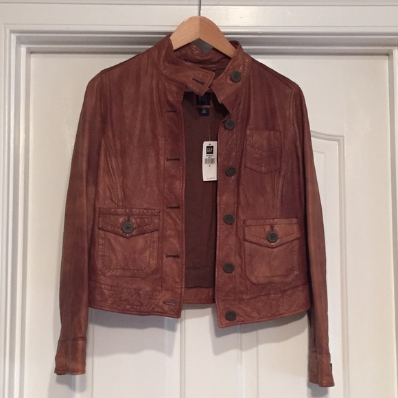 Cognac Leather Jacket