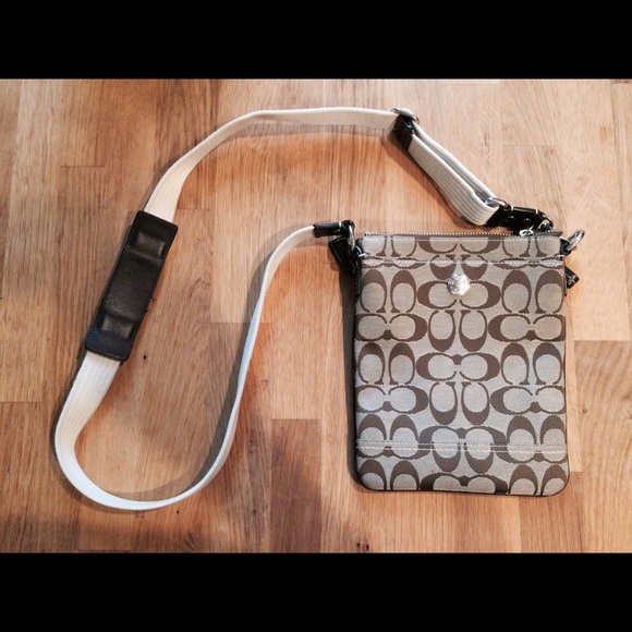 Genuine Coach cross-body or over-the-shoulder bag