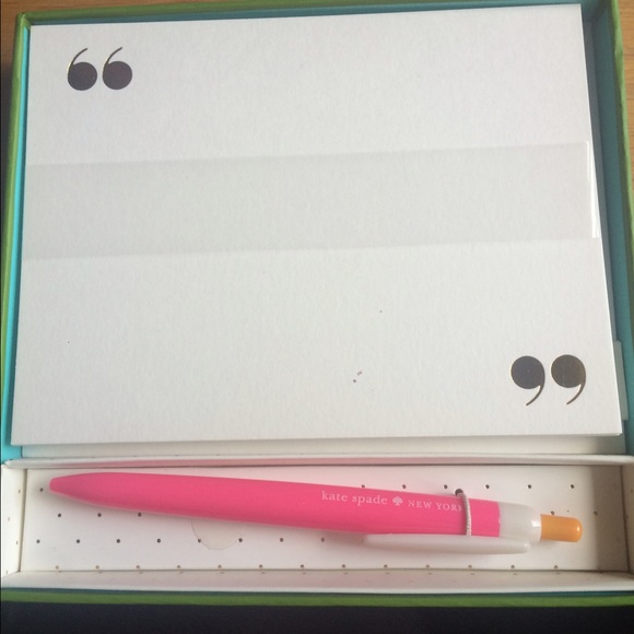 Never used!! 🆒Kate spade stationary set