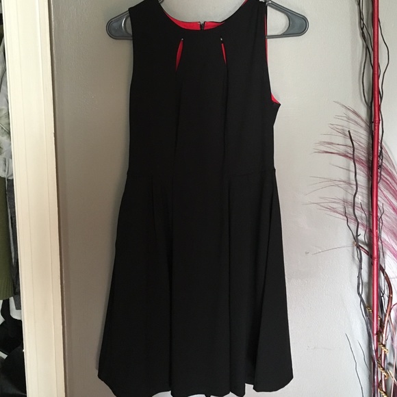 Black skater dress w/ hidden pockets