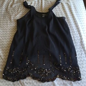 Sequined Aerie top