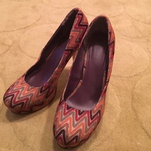 Madden Girl Chevron Pumps