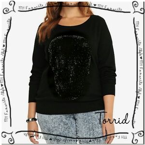 Torrid Skull Sweater