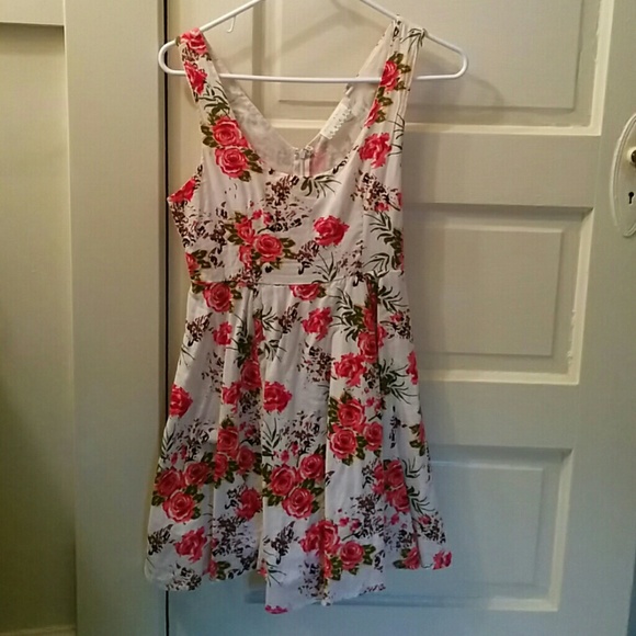 Floral flare dress