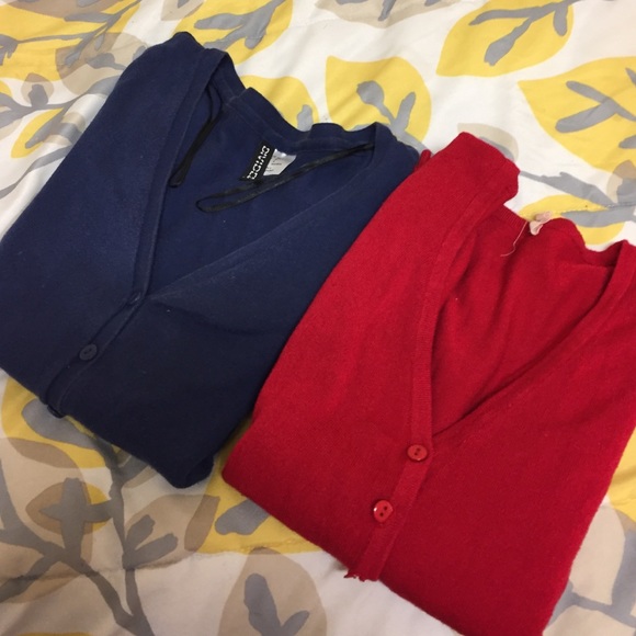 Red and blue Cardigan bundle