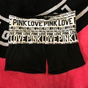 Vs pink yoga shorts