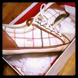 Coach barret ivory multi sneaker