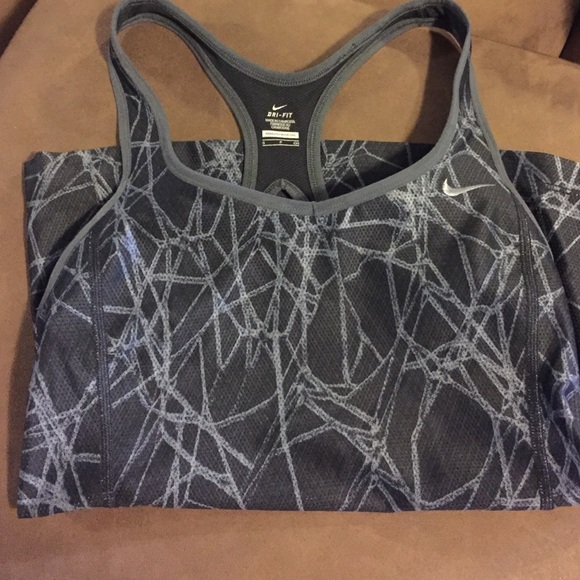 Nike Dri-Fit athletic top with built-in bra.