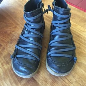 Camper high top leather sneakers