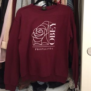 obey crewneck sweatshirt