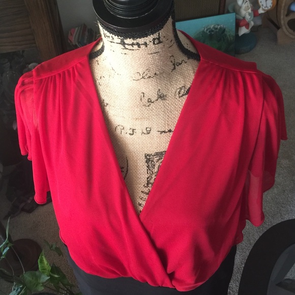 Chiffon Mini Dress - Picture 2 of 3