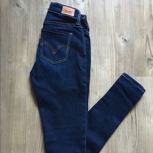 Levis 535 Legging Skinny Jeans Dark Wash