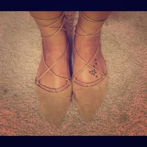 Lace Up Flats