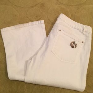 Michael Kors White Flare Jeans