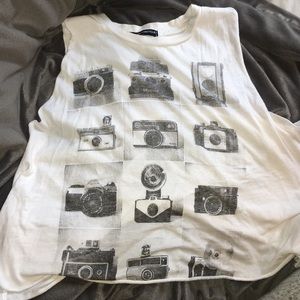 Camera Brandy Melville Cropped Muscle Tank