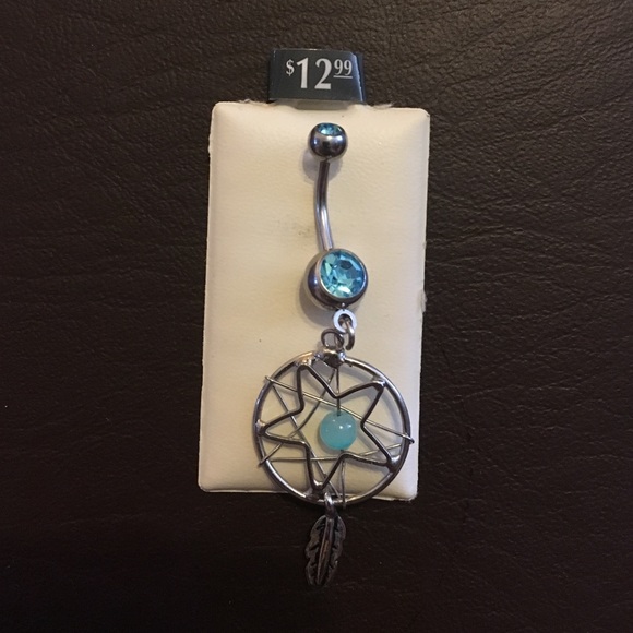 Piercing pagoda Jewelry Blue Star Dream Catcher Belly Button Ring