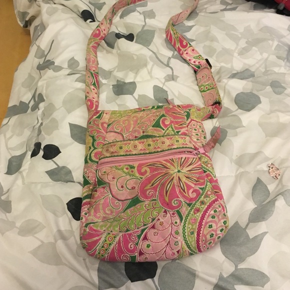 Pinwheel pink Vera Bradley bag - Picture 1 of 3